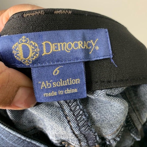 Democracy AB Solution Blue Denim Skinny Jeans Size 6. - Picture 6 of 9